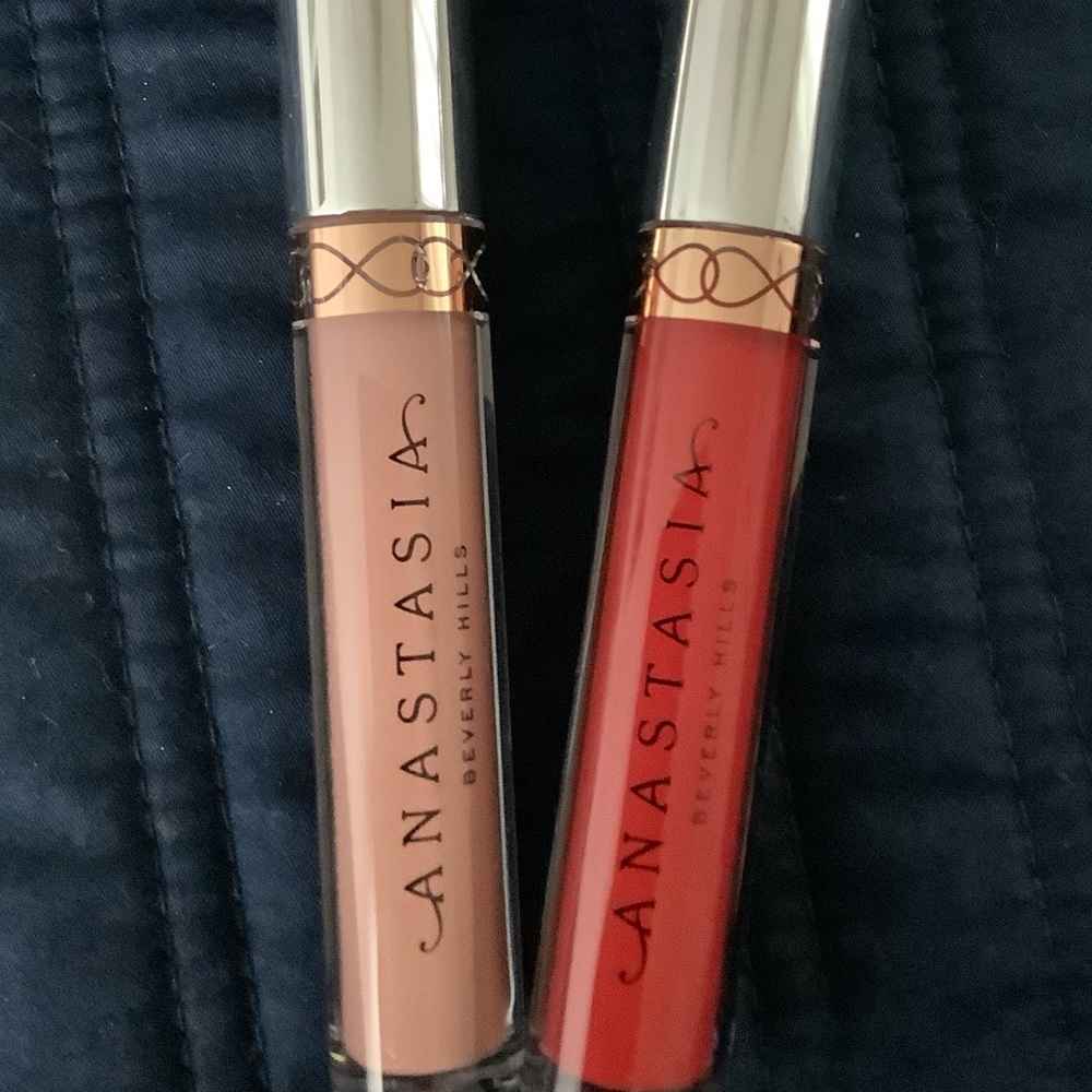 Anastasia liquid lipstick, x 2, both for $20, used